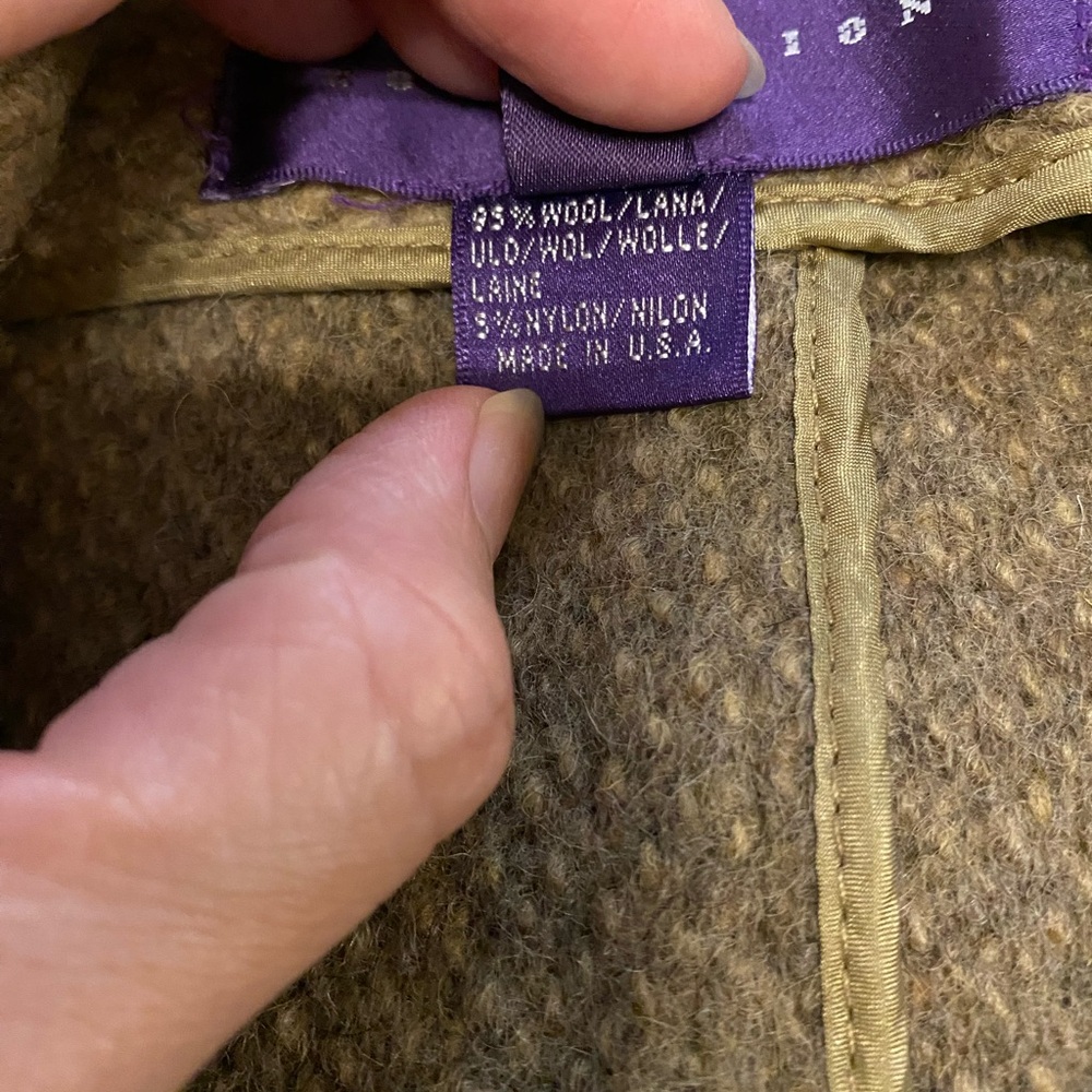 Vintage Ralph Lauren Purple Label Blazer - Picture 3 of 4